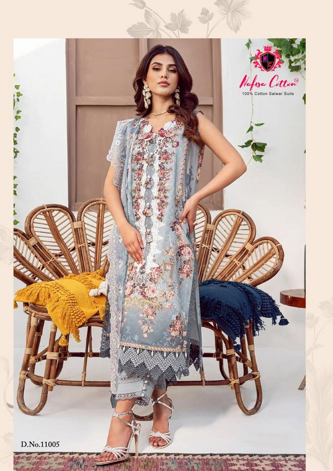 Nafisa Sahil Vol 11 Karachi Cotton Dress Material Catalog
